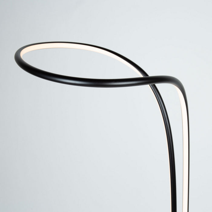LED Floor Lamp from the Cortina collection in Matte Black finish