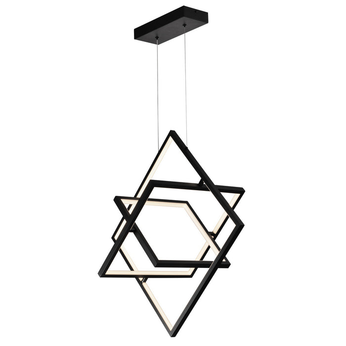 LED Pendant from the Graymar collection in Black finish
