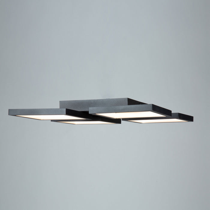 LED Flush Mount from the Graymar collection in Black finish