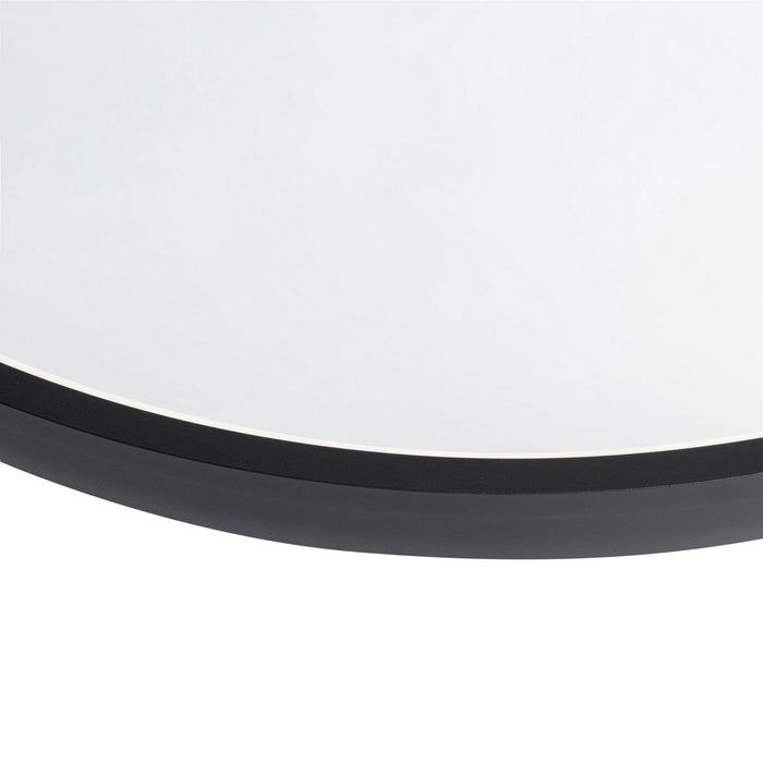 LED Mirror from the Reflections collection in Matte Black finish