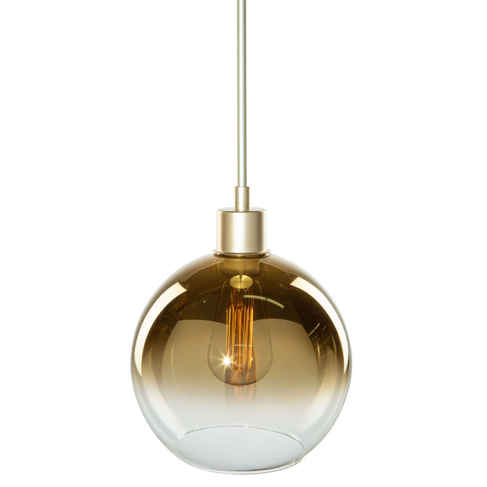 One Light Pendant from the Morning Mist collection in Gold finish