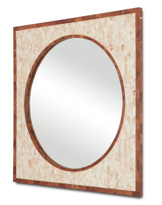 Mirror in Brown Marbled/Natural/Mirror finish