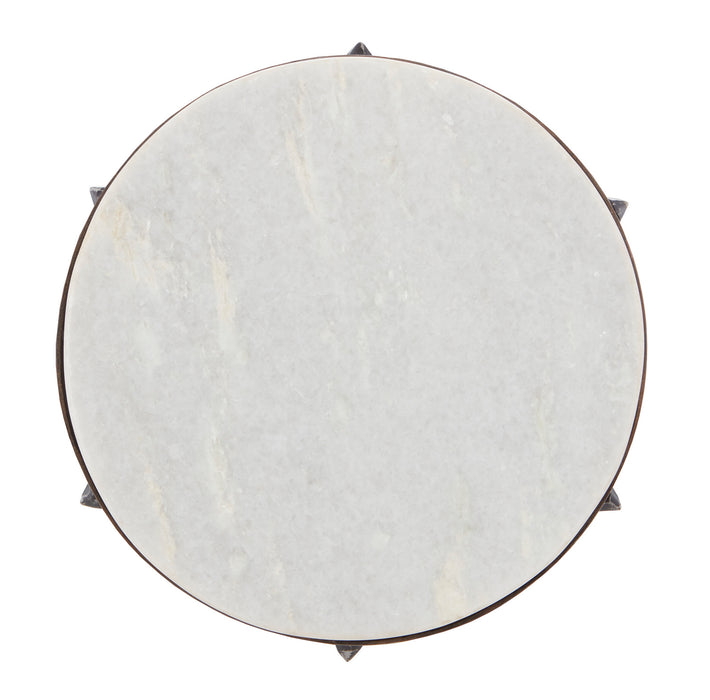 Drinks Table in Antique Black/White finish