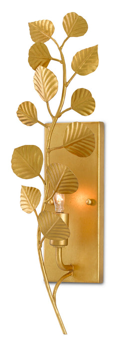 One Light Wall Sconce in Contemporary Gold Leaf finish