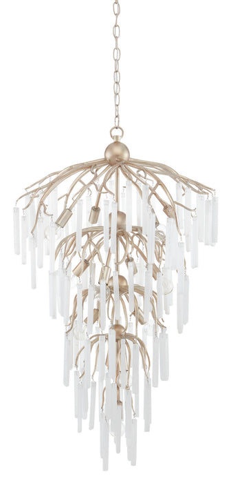 13 Light Chandelier in Champagne/Crystal finish