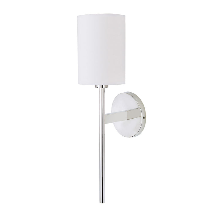 One Light Wall Sconce from the Larchmont collection in Polished Nickel finish
