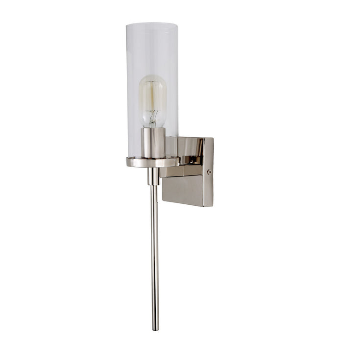One Light Wall Sconce from the Kent collection in Polished Nickel finish