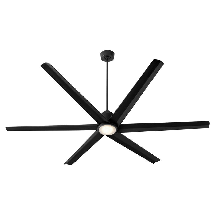 80``Ceiling Fan from the Titus collection in Matte Black finish