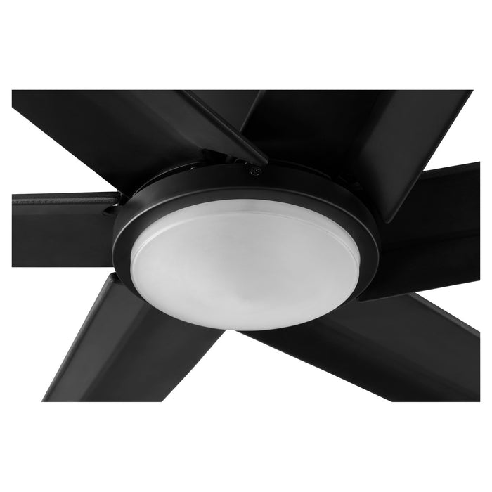 80``Ceiling Fan from the Titus collection in Matte Black finish