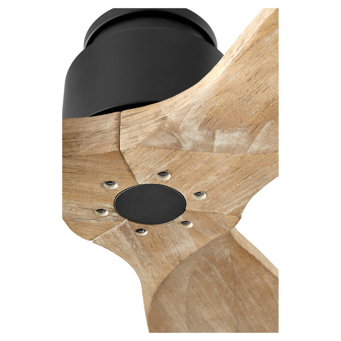 64``Ceiling Fan from the Lurus collection in Matte Black finish