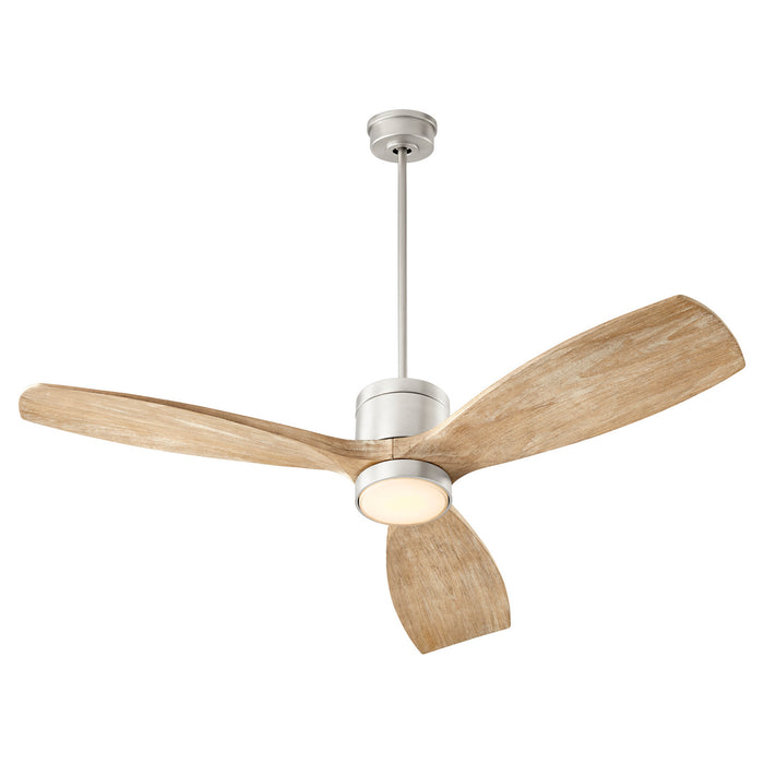 64``Ceiling Fan from the Lurus collection in Satin Nickel finish