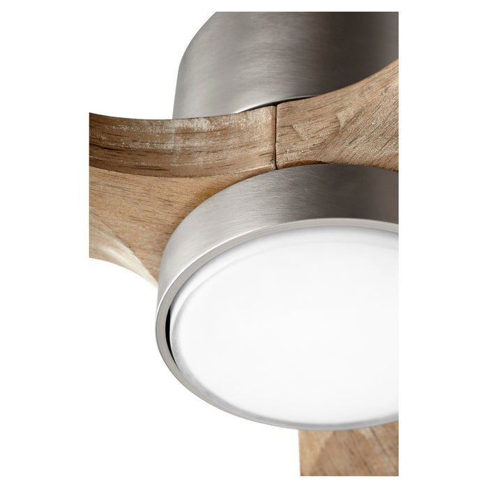 64``Ceiling Fan from the Lurus collection in Satin Nickel finish