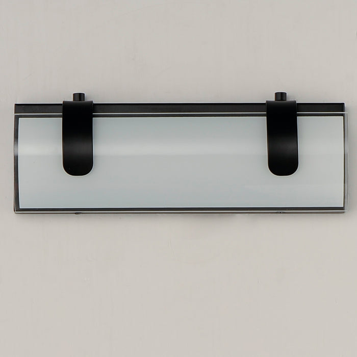 LED Bath Vanity from the Clutch collection in Black finish