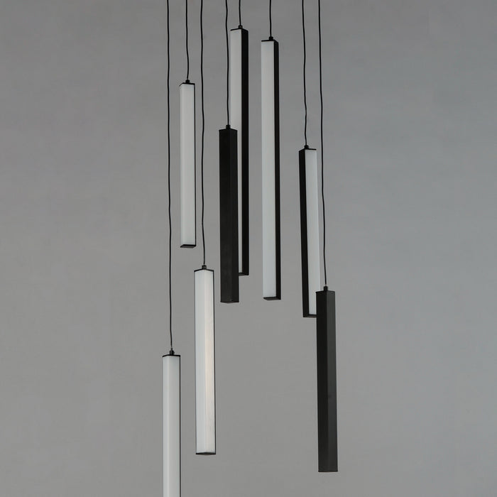 LED Pendant from the Hover collection in Black finish