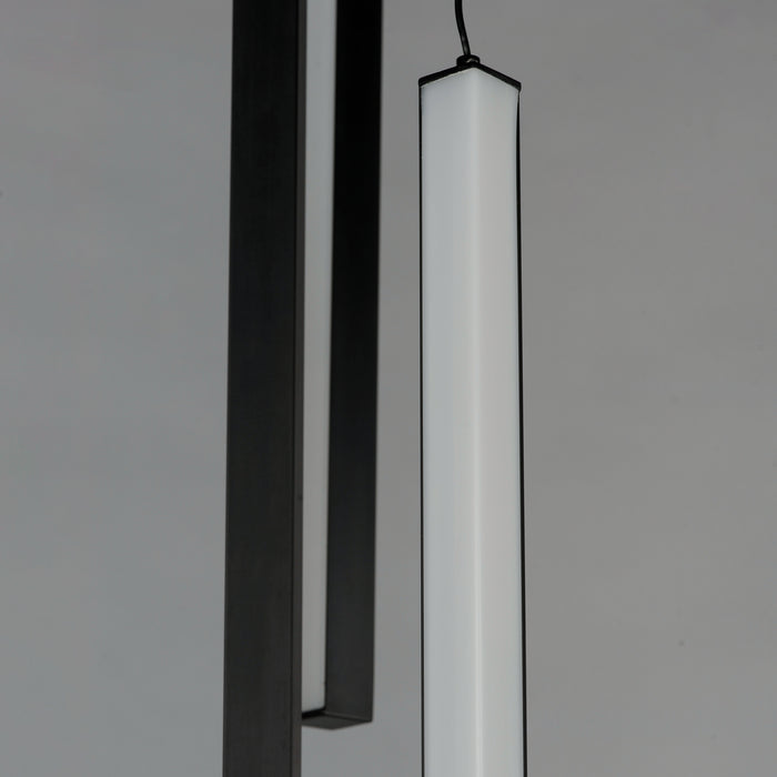 LED Pendant from the Hover collection in Black finish
