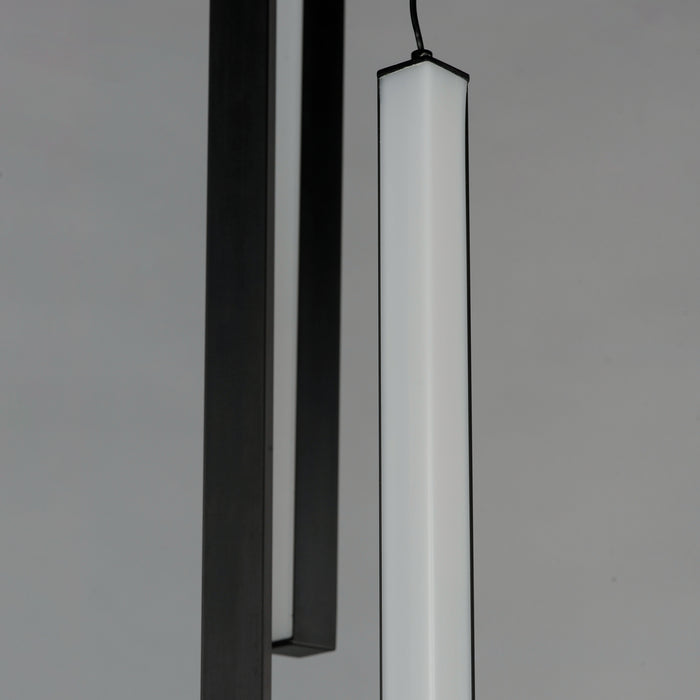 LED Pendant from the Hover collection in Black finish