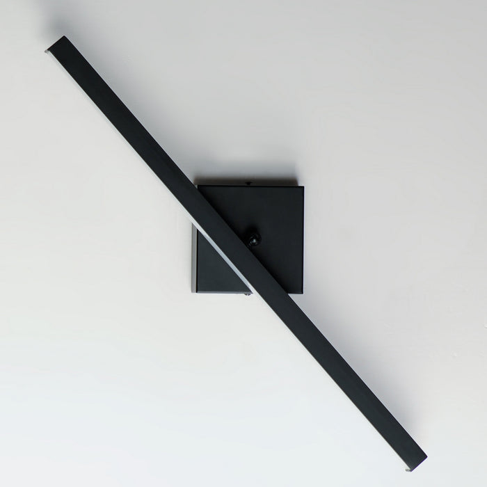 LED Wall Sconce from the Hover collection in Black finish