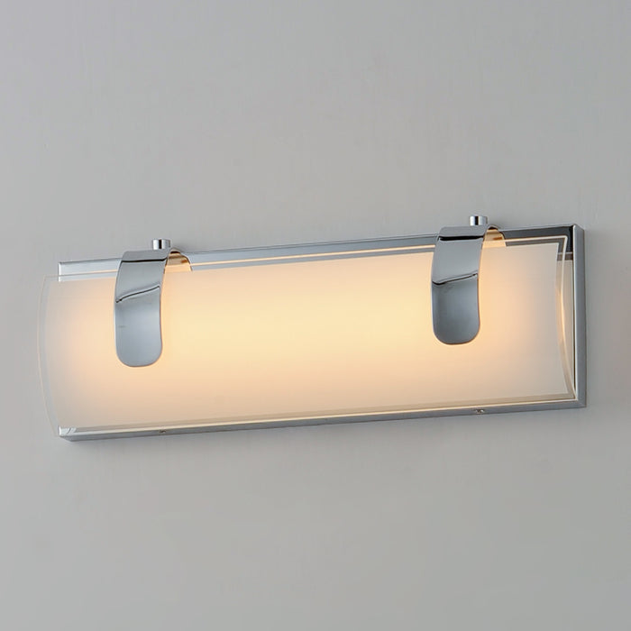 LED Bath Vanity from the Clutch collection in Polished Chrome finish