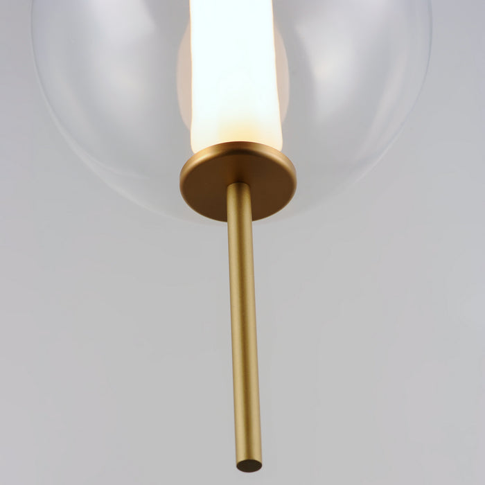 LED Pendant from the Axle collection in Gold finish