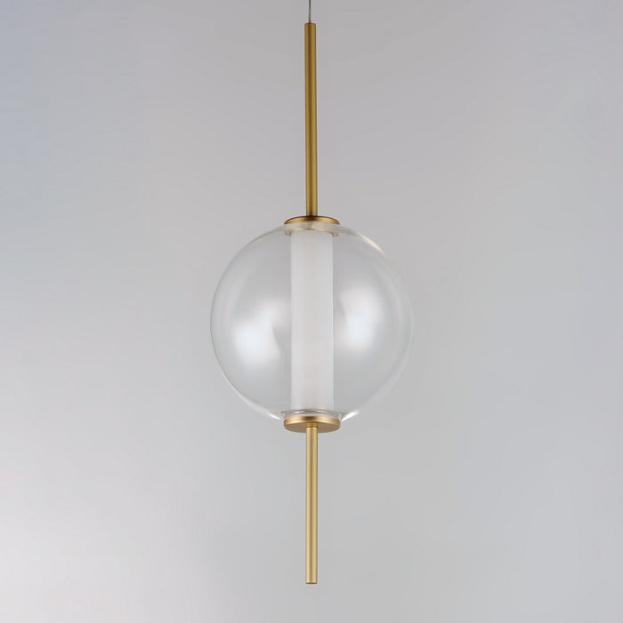 LED Pendant from the Axle collection in Gold finish