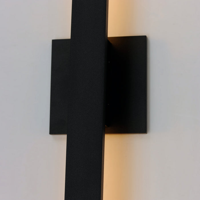 LED Outdoor Wall Sconce from the Alumilux Line collection in Black finish
