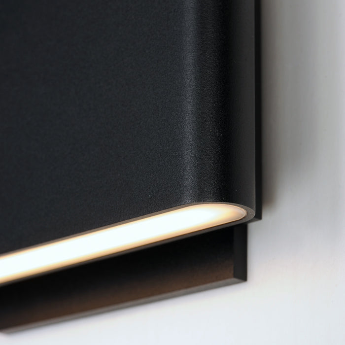 LED Outdoor Wall Sconce from the Alumilux Spartan collection in Black finish