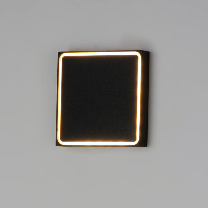 LED Outdoor Wall Sconce from the Alumilux Outline collection in Black finish