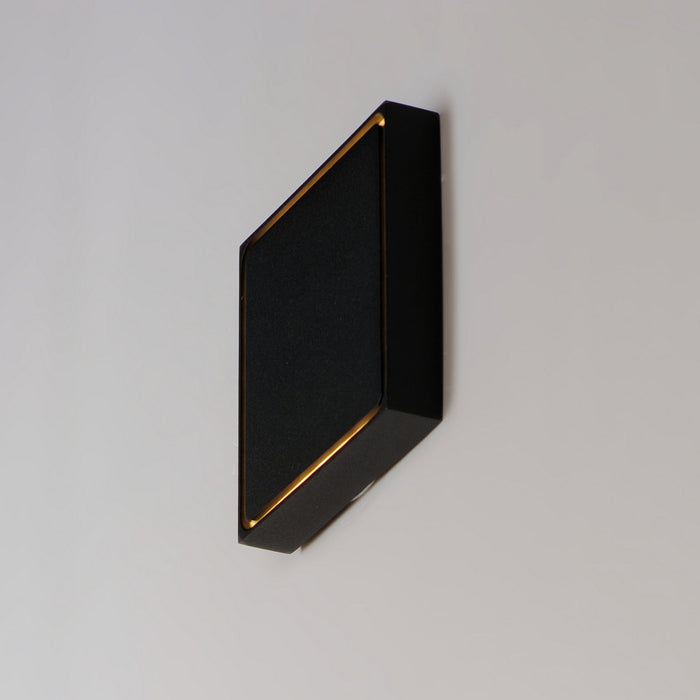 LED Outdoor Wall Sconce from the Alumilux Outline collection in Black finish