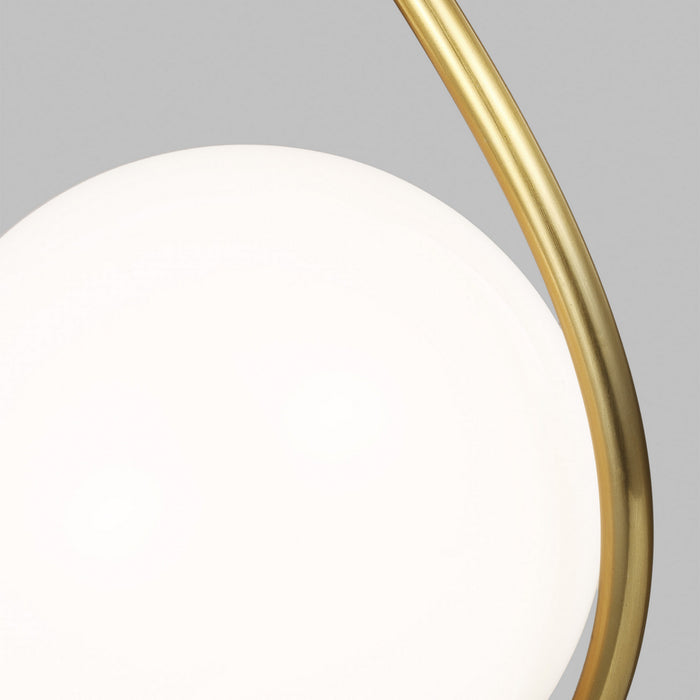 One Light Pendant from the Galassia collection in Burnished Brass finish