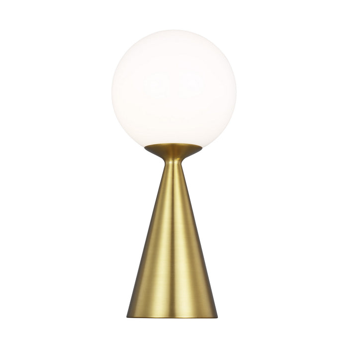 One Light Table Lamp from the Galassia collection in Burnished Brass finish
