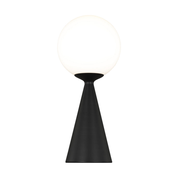 One Light Table Lamp from the Galassia collection in Midnight Black finish