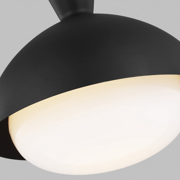 One Light Pendant from the Lucerne collection in Burnished Brass finish