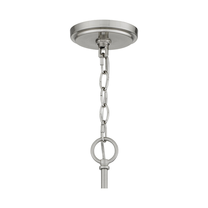 Nine Light Chandelier from the Acacia collection in Brushed Nickel finish