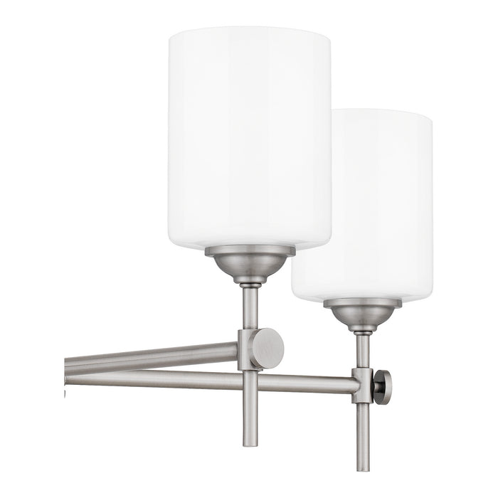 Five Light Chandelier from the Aria collection in Antique Polished Nickel finish