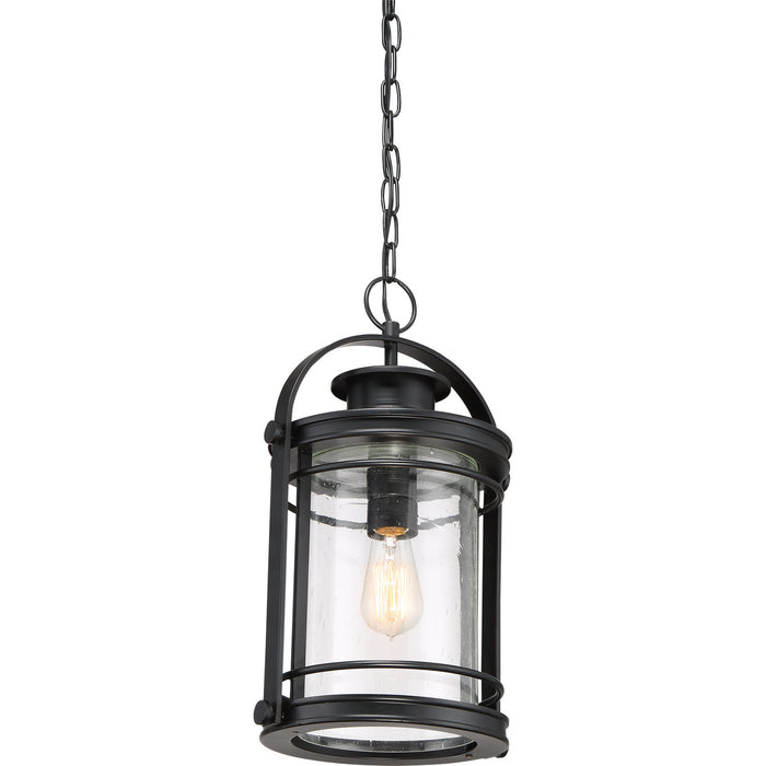 One Light Mini Pendant from the Booker collection in Mystic Black finish