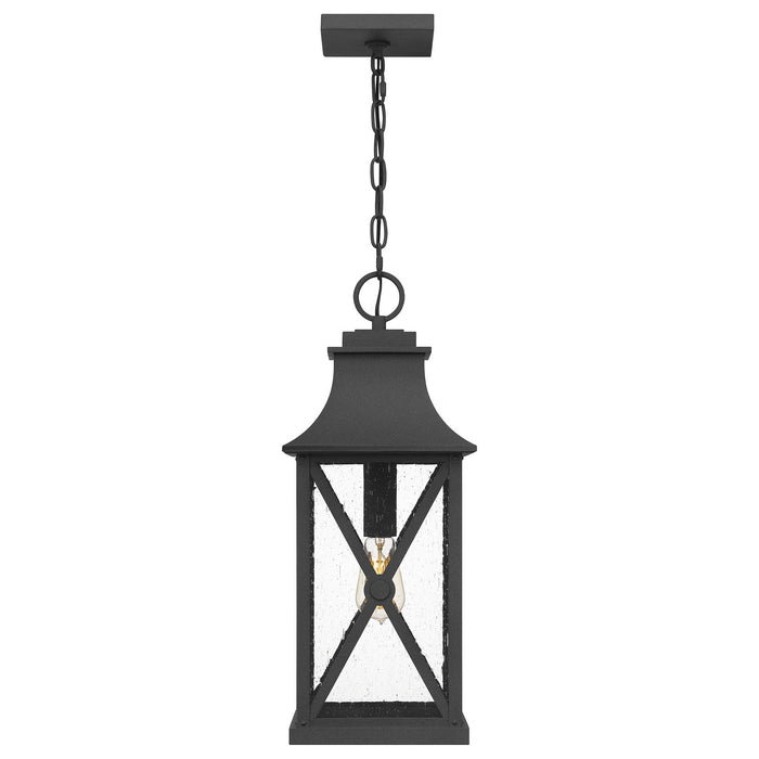 One Light Mini Pendant from the Ellerbee collection in Mottled Black finish