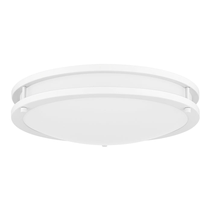 LED Flush Mount from the Euclid collection in White Lustre finish