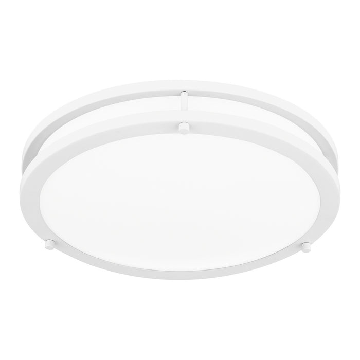 LED Flush Mount from the Euclid collection in White Lustre finish