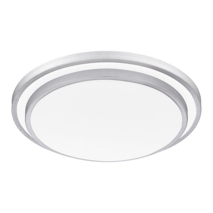 LED Flush Mount from the Irving collection in Brushed Aluminum finish