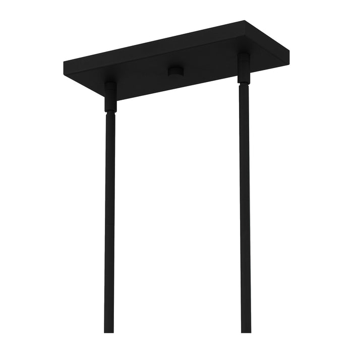 Five Light Linear Chandelier from the Kingsbridge collection in Earth Black finish