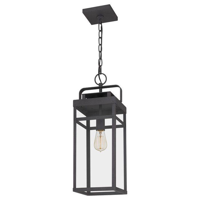 One Light Mini Pendant from the Keaton collection in Mottled Black finish