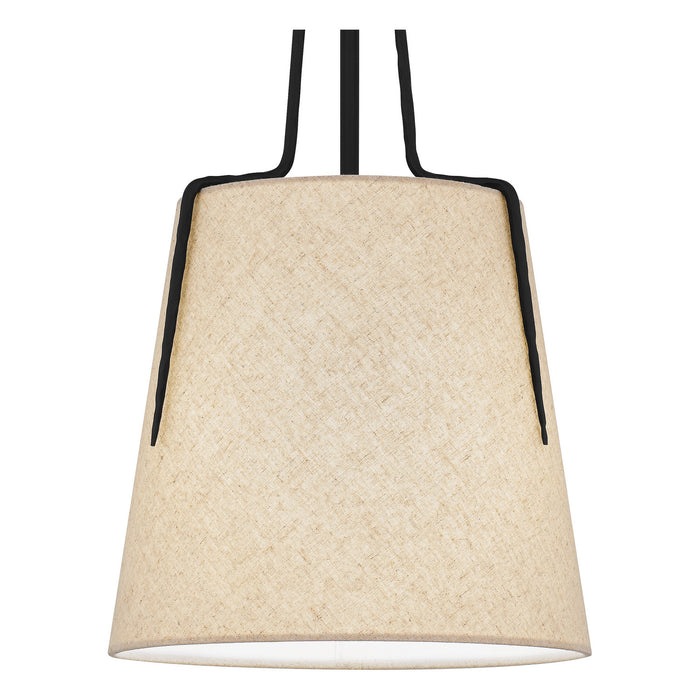 One Light Mini Pendant from the Leona collection in Matte Black finish