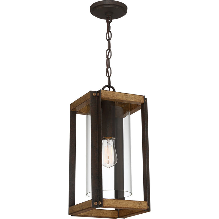 One Light Mini Pendant from the Marion Square collection in Rustic Black finish