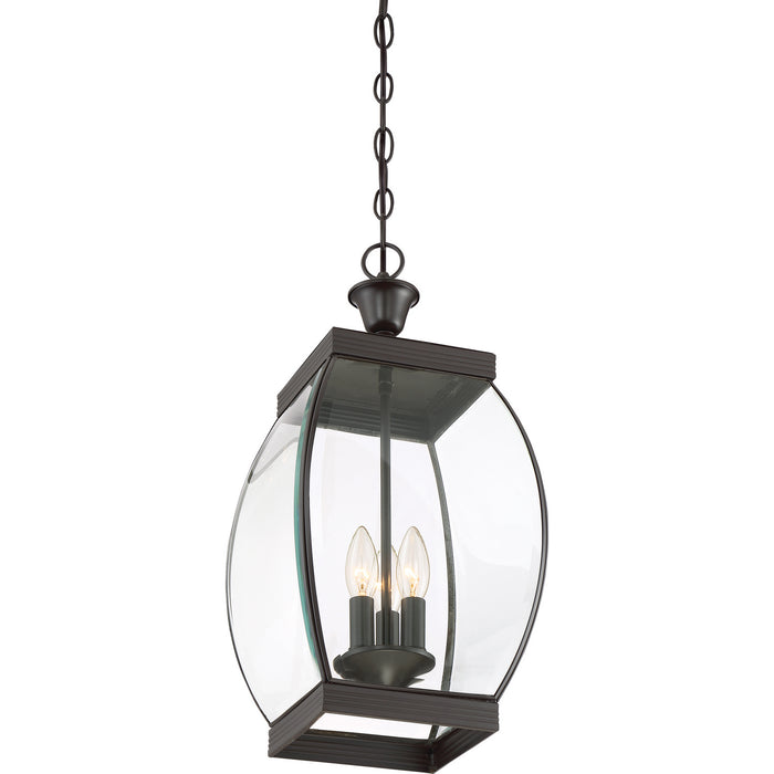 Three Light Pendant from the Oasis collection in Medici Bronze finish