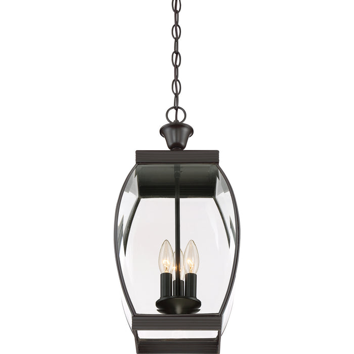 Three Light Pendant from the Oasis collection in Medici Bronze finish