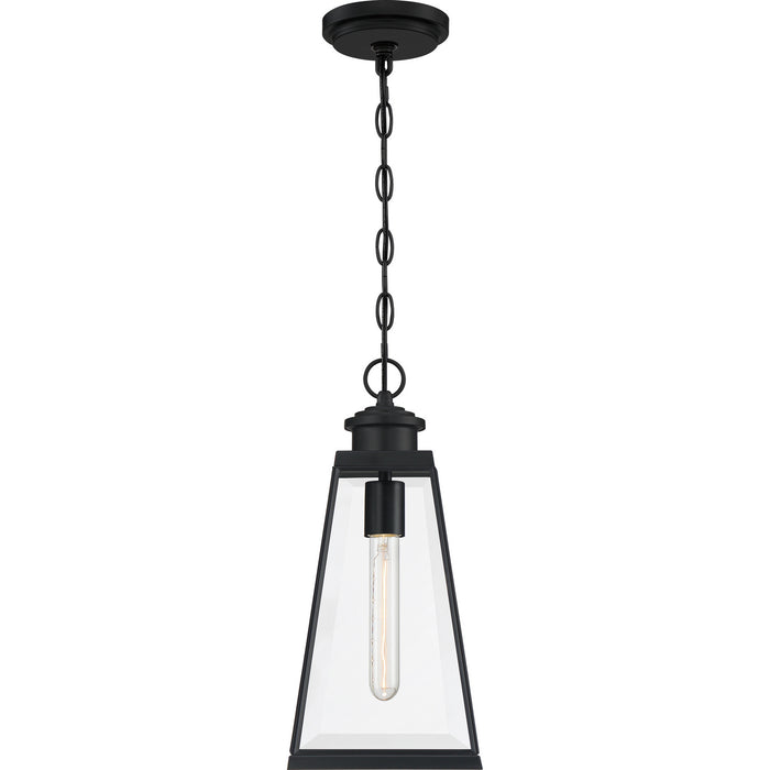 One Light Mini Pendant from the Paxton collection in Matte Black finish