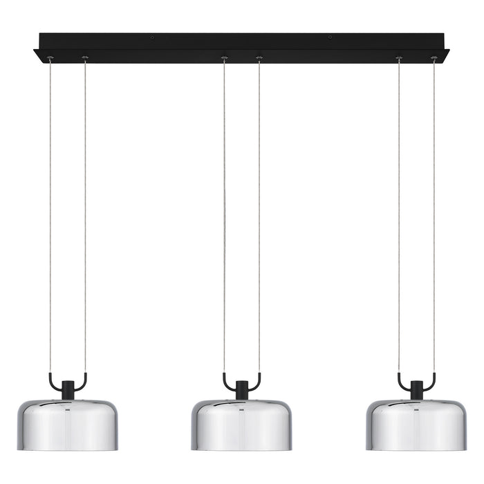 LED Linear Chandelier from the Gabriel collection in Matte Black finish