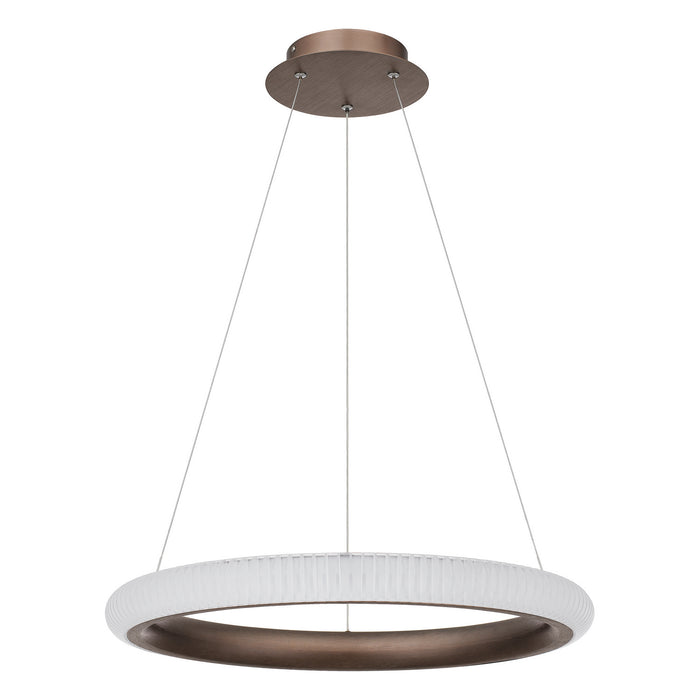LED Pendant from the Odessa collection in Brushed Bronze finish