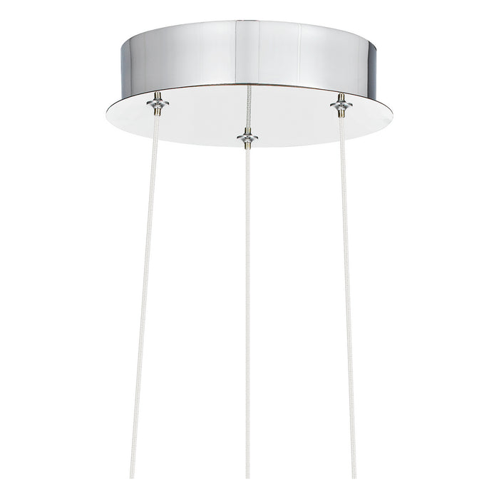 LED Pendant from the Rumi collection in Polished Chrome finish
