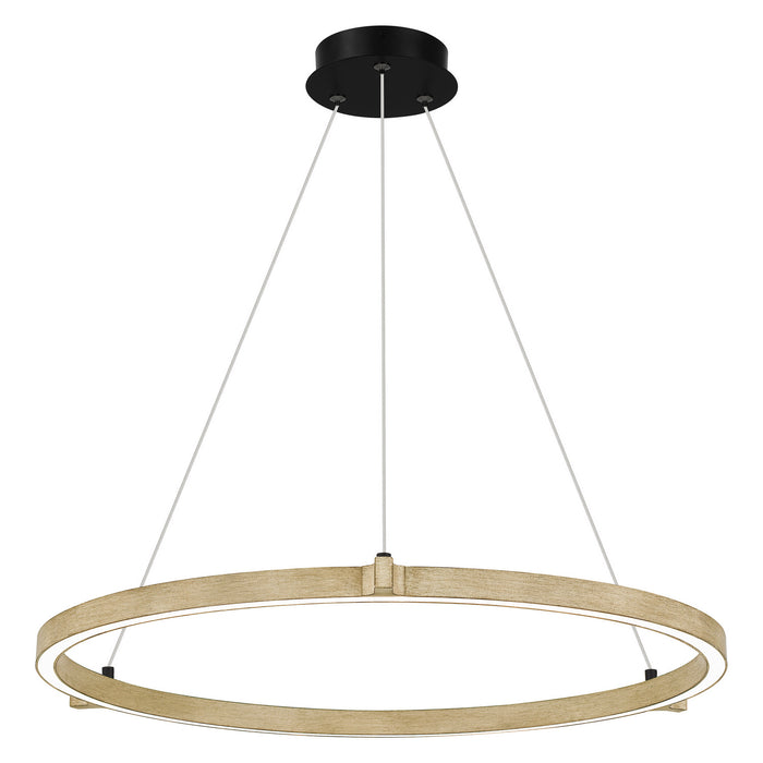 LED Pendant from the Soma collection in Whitewashed Walnut finish
